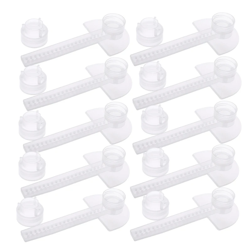 

10pcs Plastic Beehive Feeder Bee Drinking Fountains Beekeeper Hive Tool
