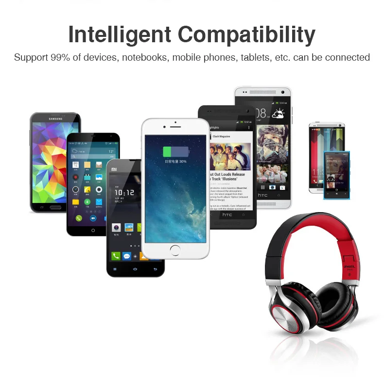 Bluetooth Headphones with microphone Noise Cancelling Stereo Headset Gamer wireless headset bluetooth for iPhone Samsung Xiaomi  (18)