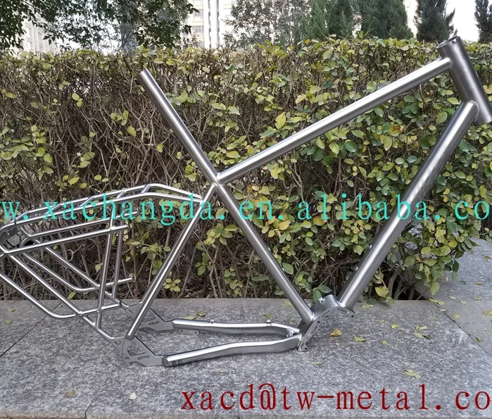 

Titanium pinion Frame mtb bike Ti pinion bike frame with rear rack customized titanium bike frame