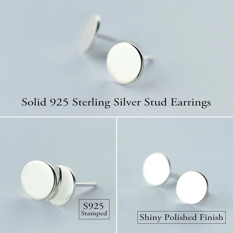 Silver-Simple-Style-Round-Shape-Ear-Studs-Smooth-Geometric-Stud-Earrings-Jewelry-For-Friend-Gift (4)