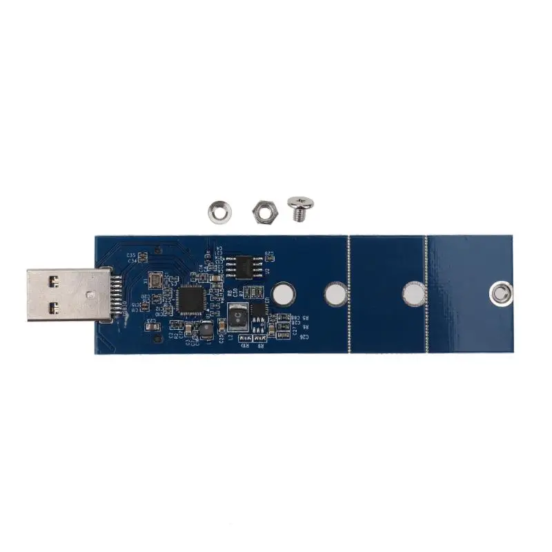 ALLOYSEED USB 3,0 к NGFF M.2 SSD адаптера внешний защитный корпус обложка + инструмент PCI Express M.2 Параметры 1,0 высокое качество