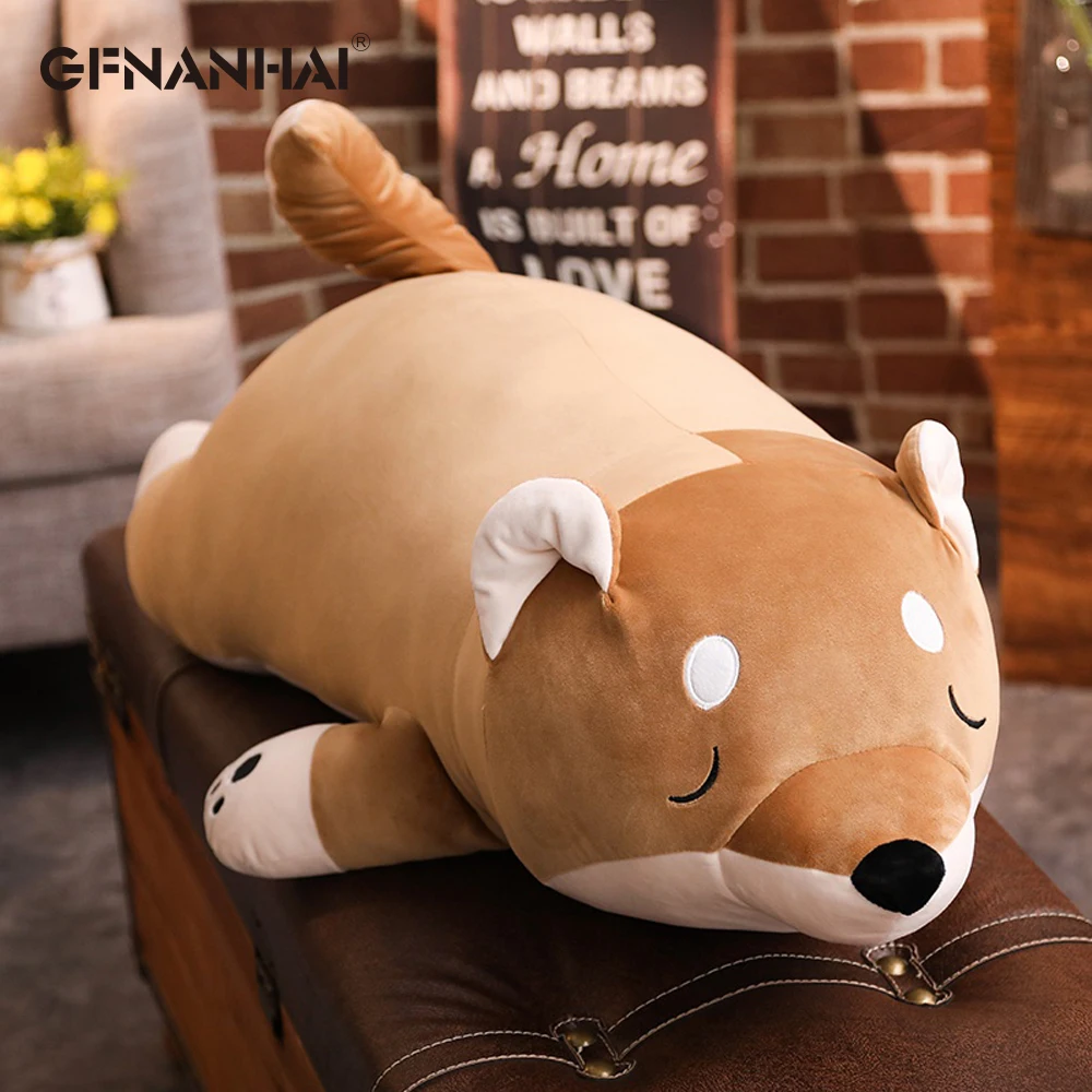 Плюшевые игрушки для собак Shiba Inu плюшевые подушки 40/60/80 см детей|Мягкие животные| |
