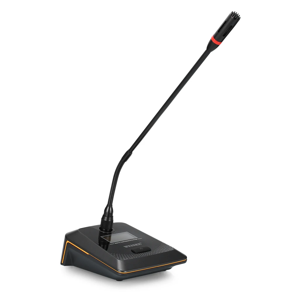 Weisre U-6002 uhf نظام الميكروفون اللاسلكي lcd معقوفة سطح المكتب ميكروفون ل مؤتمر 2 قنوات مع استقبال + شاحن أطقم Weisre U-6002 uhf نظام الميكروفون اللاسلكي lcd معقوفة سطح المكتب ميكروفون ل مؤتمر 2 قنوات مع استقبال + شاحن أطقم
