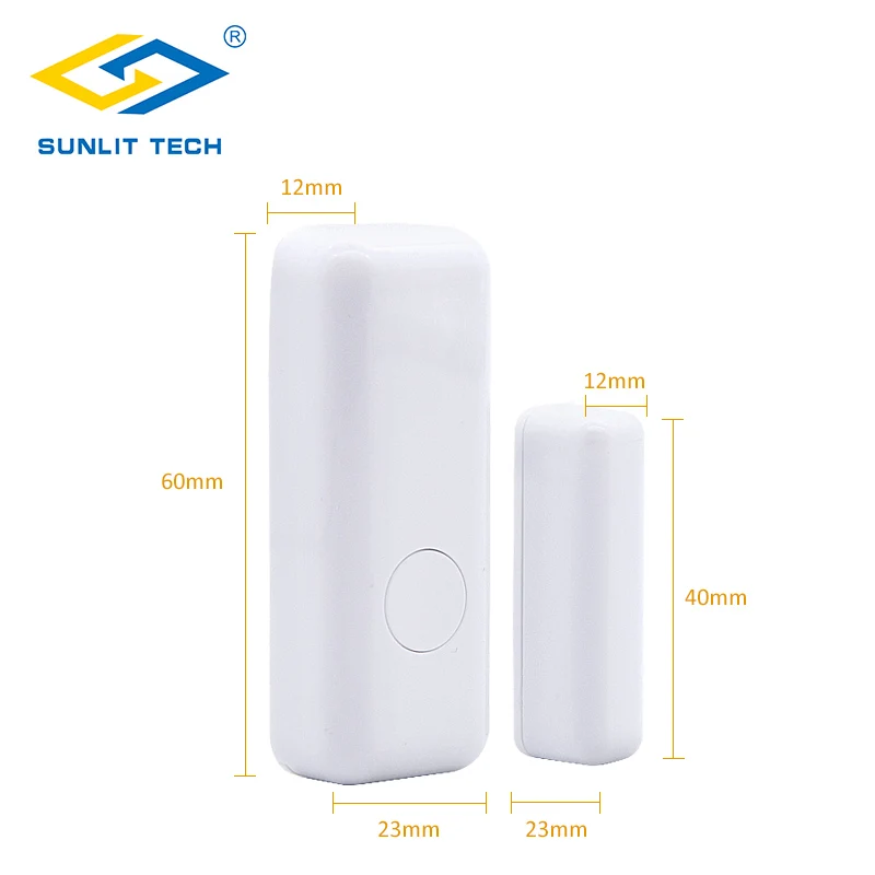 2 шт./лот беспроводной оконный магнитный датчик двери для 433 МГц домашняя охранная система безопасности WiFi датчик для двери alarma пуранта детектор