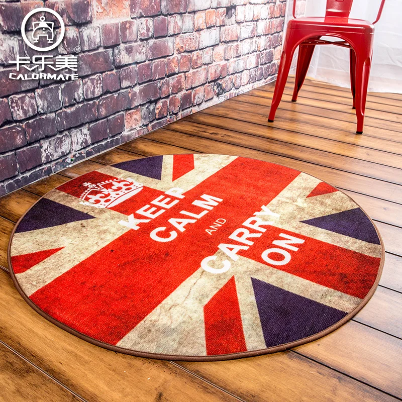 Fashion European Style New York Round Rug,Designer Floor Carpet For