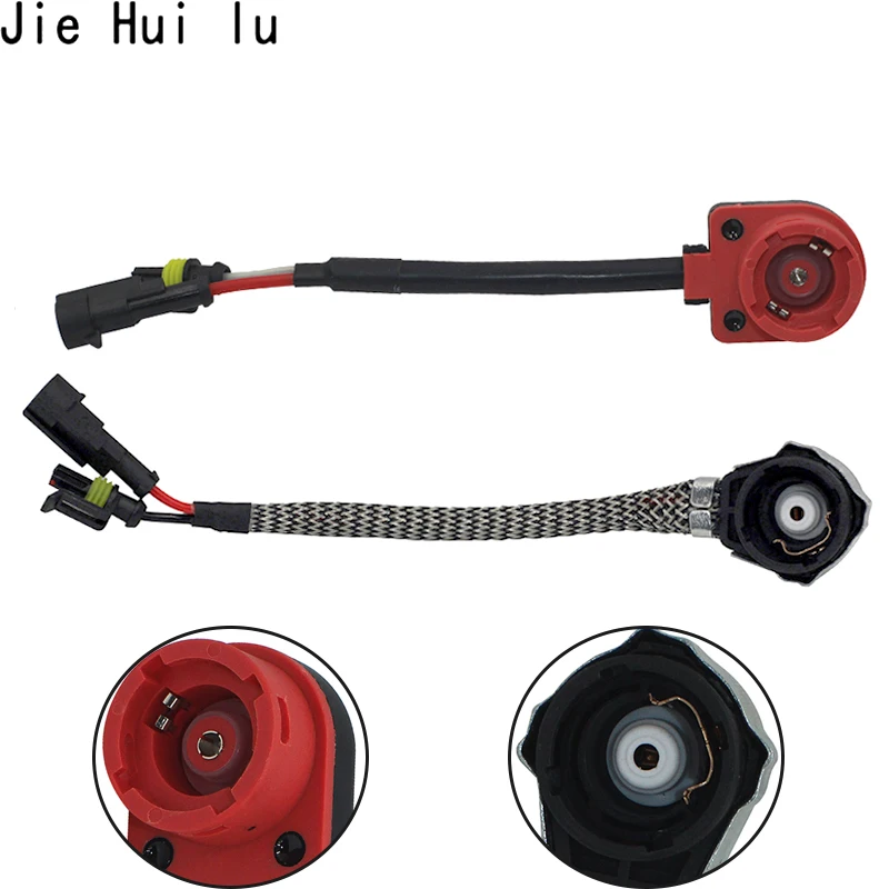

adapter D2R D2C HID Wiring Harness AMP adapter Converter Wire Plug Cable Connectors D2S socket base car styling accessory