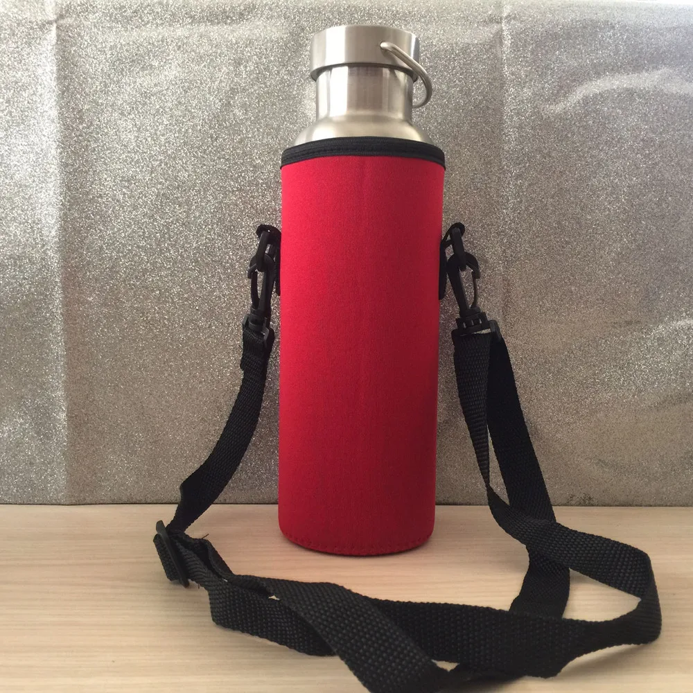 

1000ML Water Bottle Carrier Insulated Cover Bag Holder Strap Outdoor Pouch Holder Shoulder Strap Cover Dropshipping