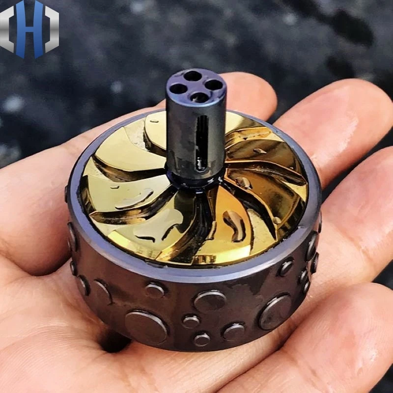 

Original Gyro Titanium Alloy New Desktop Spiral Leisure Decompression Small Toy Fingertip Gyro Adult EDC