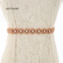 Ремни со стразами ручной работы с кристаллами Свадебные ремни с бриллиантами Свадебные ремни для подружек невесты Аксессуары пояс пояса J108RG