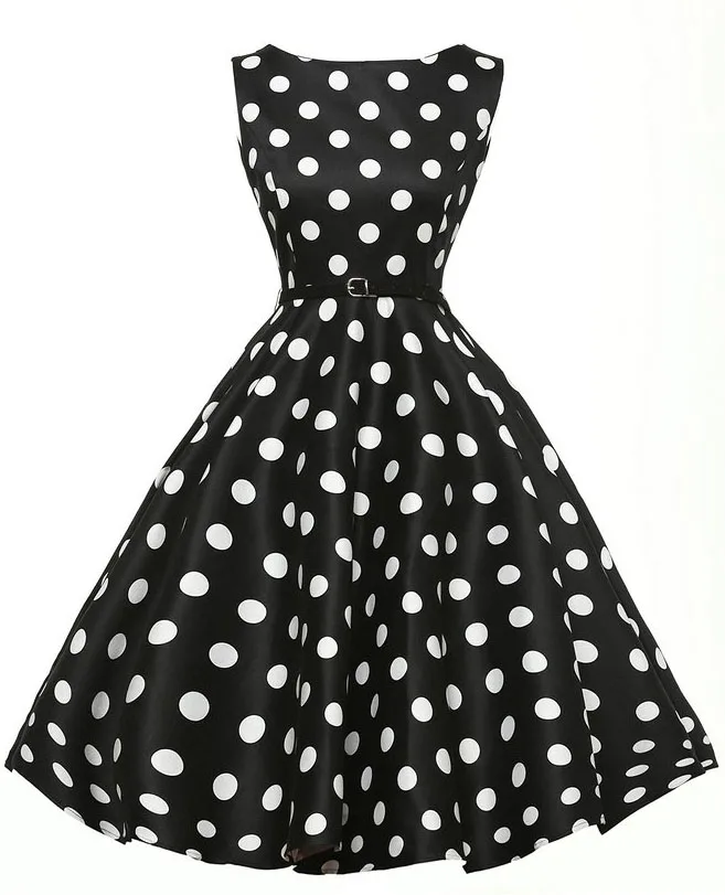 Женское винтажное платье 1950s с цветочным принтом, элегантные платья, летние сексуальные 60s ретро рокабилли, вечерние платья для женщин, ete - Цвет: 872 black