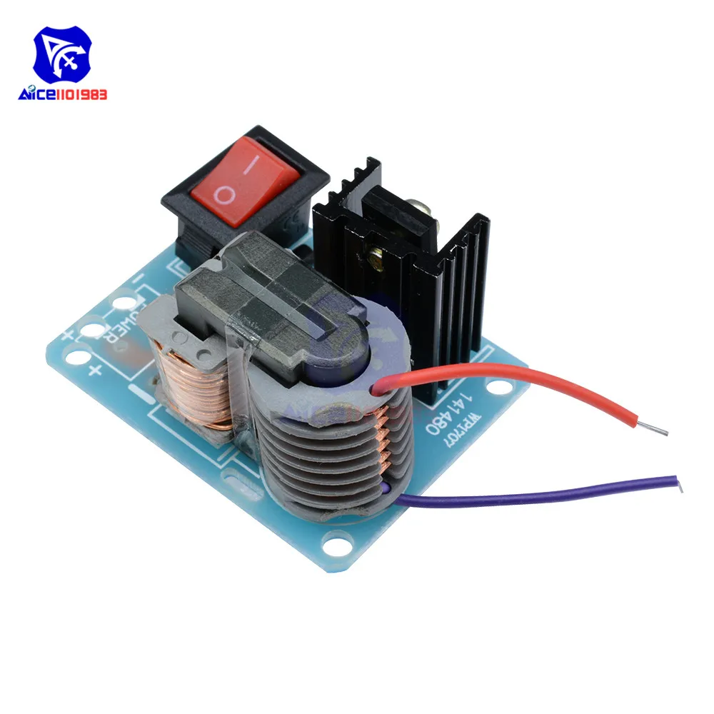 Высокая частота 15кВ трансформатор постоянного тока высокого напряжения дуговой зажигания Генератор Инвертор Boost Diy Kit электронный модуль платы блока программного управления