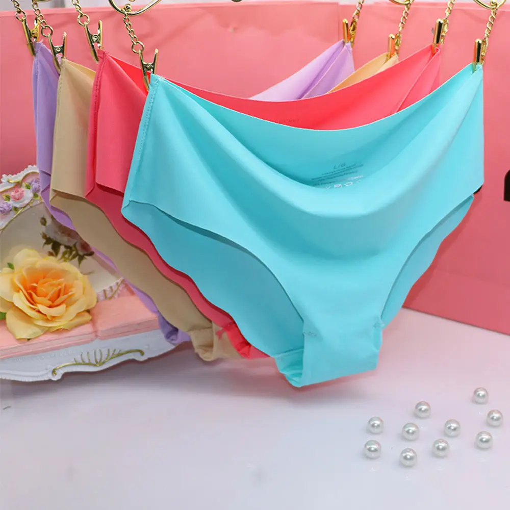 1PC Hot Sale Fashion Women Seamless Ultra-thin Underwear G String Women's Panties Intimates Breathable briefs drop shipping