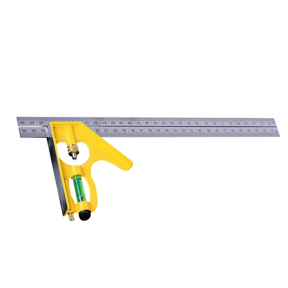 300mm Measuring Instrument Combination Angle Rule Professional Woodworking Tools Stainless Steel Protractor Multifunctional | Инструменты