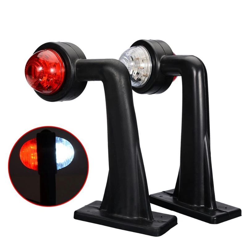 1 пара грузовик с прицепом каравана 12V/24V Led двойной боковой габаритный фонарь