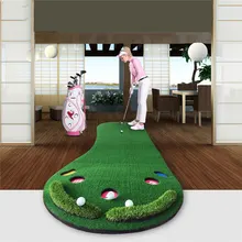 Indoor Brand PGM Practice Accessories Golf Putting Trainer Green Putter Carpet Big Feet Golf Trainer Mat Artificial Grass Lawn
