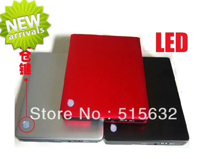 with LED light USB 3 0 External ODD HDD Enclosure Device optical driver and Hard font