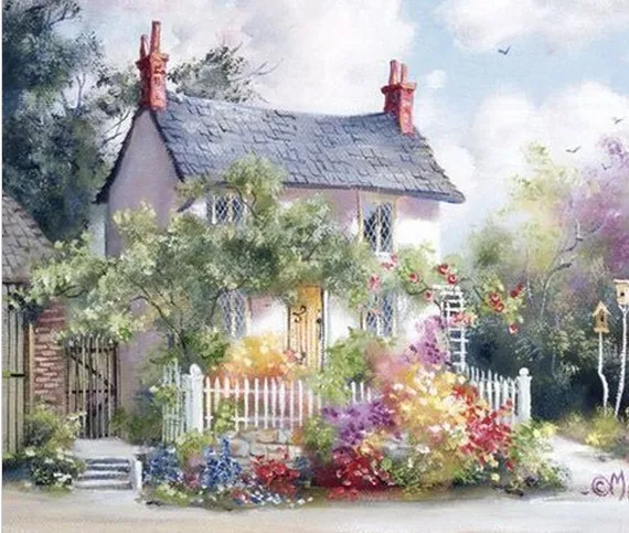 Frameless DIY Oil Painting By Numbers Landscape Picture Painting On Canvas Painting Coloring By Numbers Handpainted