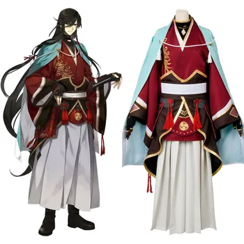 

cosplay Touken Ranbu Online Izuminokami Kanesada Cosplay Costume Full Sets Samurai Kimono Costumes Halloween Carnival costume
