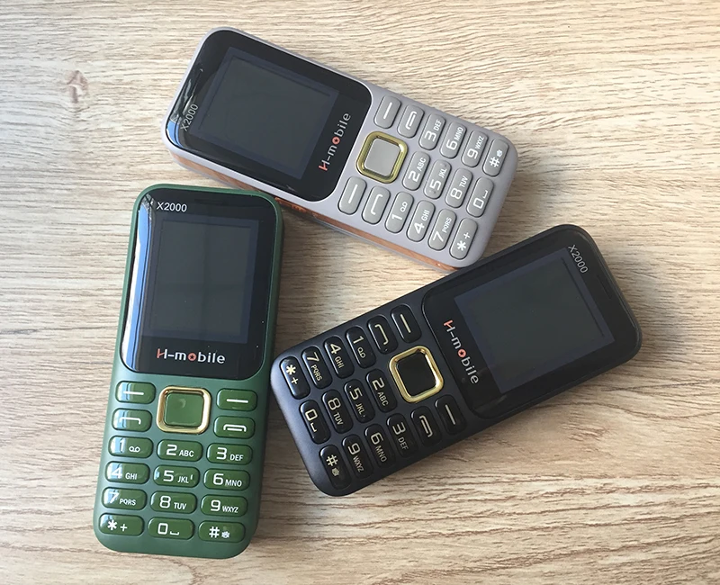 Оригинальный H mobile X2000 громкоговоритель мобильного телефона с двумя sim картами 2