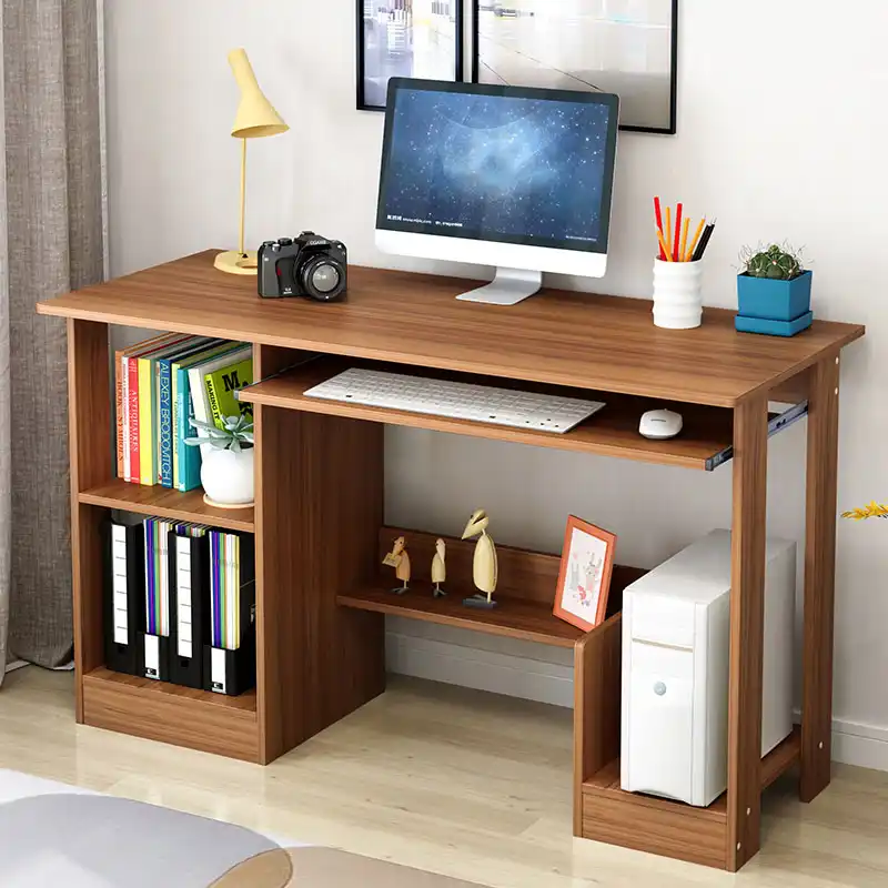 Escritorio para computadora, escritorio de oficina moderno sencillo