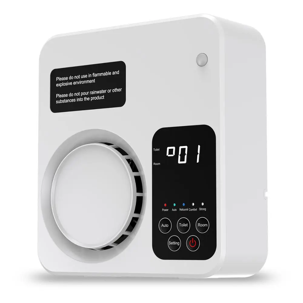 Air Purifier for Home Smokers Allergies Quiet in Bedroom Filtration System Cleaner Eliminators Odor Smoke Dust Mold Smart Switch