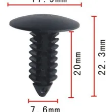 Радиатор кокетка, Fender и бампер Щит Фиксатор для gm: 1595864,1605396 для Chry: 6030441; для ford: 38577 S, w705589-s300 Пластик Зажимы