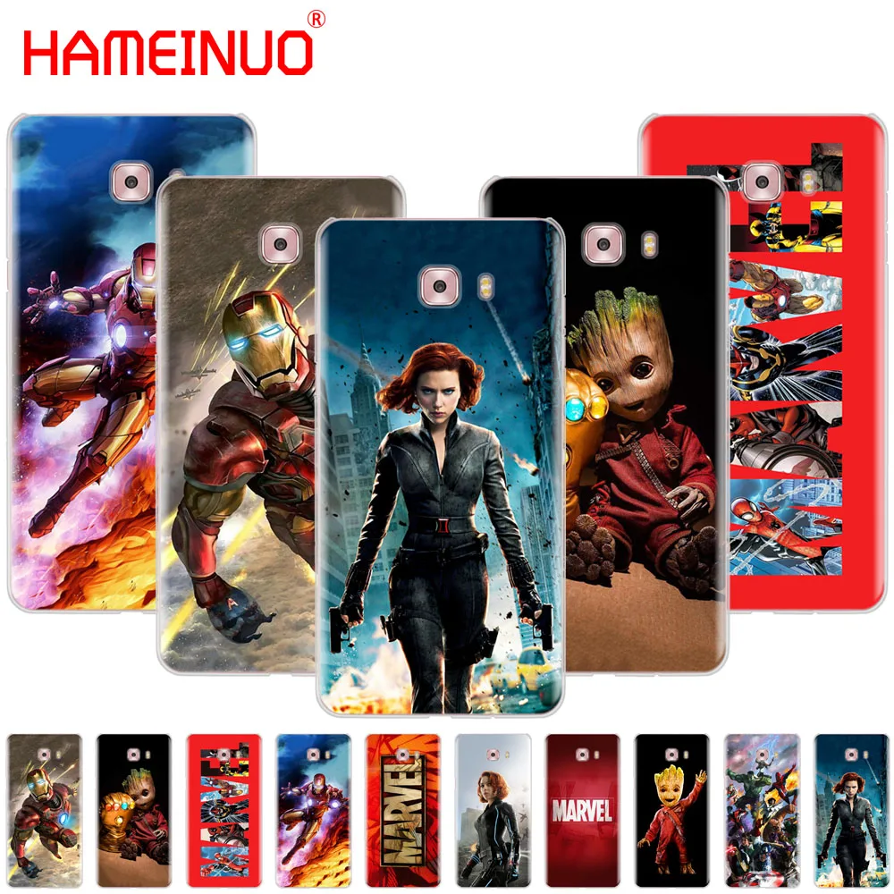 

HAMEINUO Marvel superheroes cover phone case for Samsung Galaxy C5 C7 C8 C9 C10 J2 PRO 2018