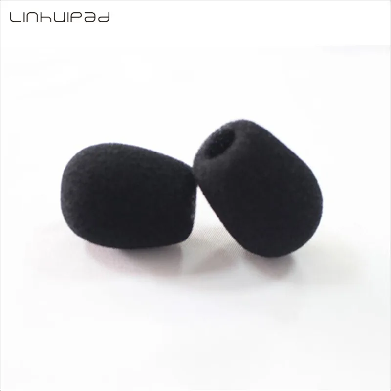 Protetores de Microfone Capas para Fone de Ouvido 10mm de Abertura e 28mm Linhuipad Pacote Espuma Microfone Esponja Comprimento Interno 50 - Image 2