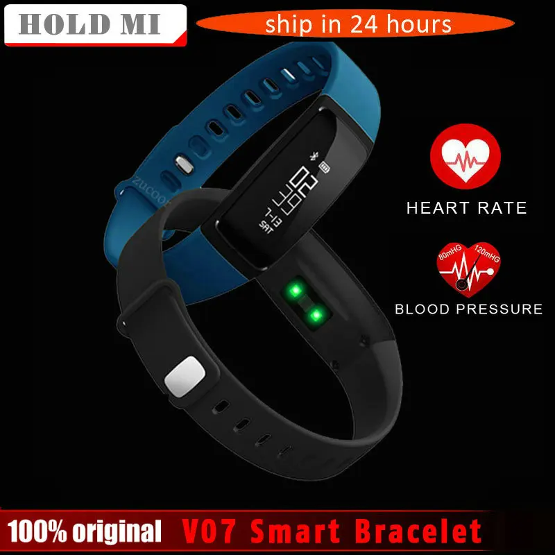 imágenes para La Presión arterial V07 Pulsera Inteligente Podómetro Inteligente Pulsera Smartband Heart Rate Monitor de Fitness Bluetooth Para Android IOS Teléfono imágenes para La Presión arterial V07 Pulsera Inteligente Podómetro Inteligente Pulsera Smartband Heart Rate Monitor de Fitness Bluetooth Para Android IOS Teléfono