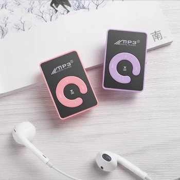 

MP3 Player Mini MP3 Player Supporting 8GB TF Card with USB Cable Student Gift Card MP3 Mini Portable Mp3 High Quality Elegant