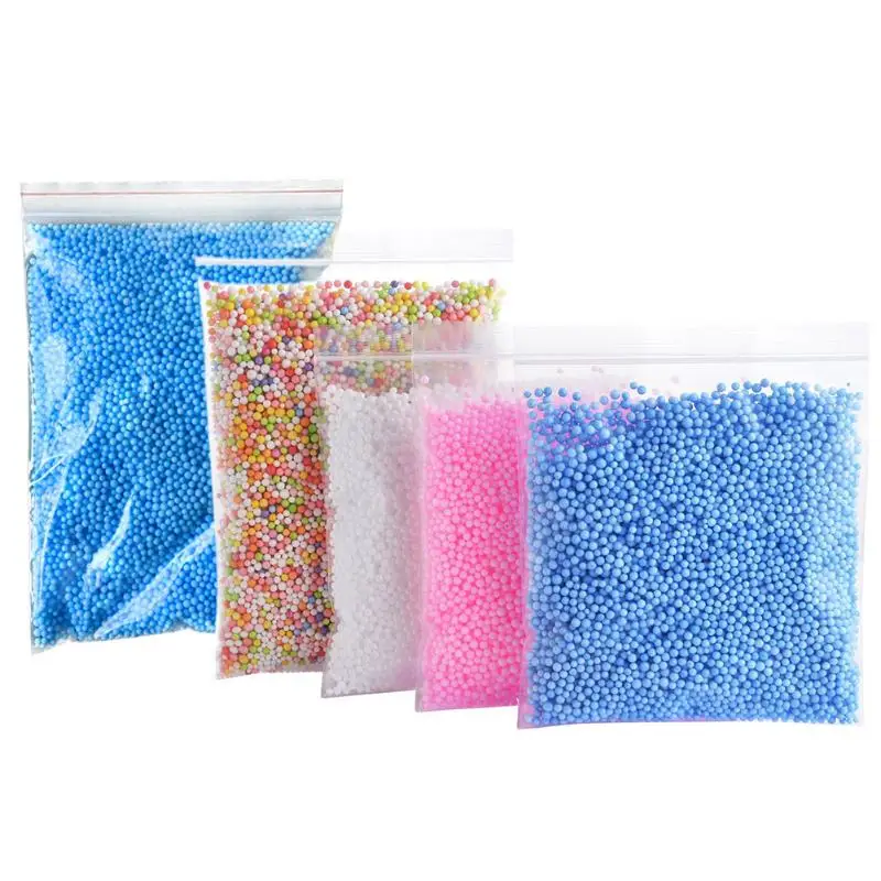 

30000pcs Mini Colored Round Foam Balls Homemade Slime DIY Crafts Supplies Pillow/sofa Filler Styrofoam Ball Kid Party Decor