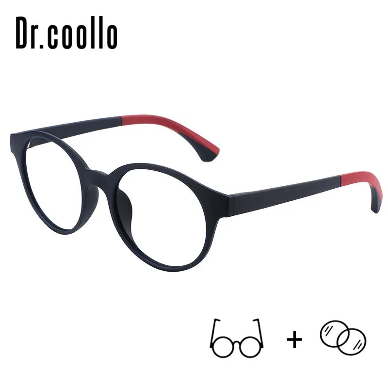 

TR90 Round Retro Eyewear Spectacles CR39 Anti-scratch and Anti-reflection Coating Lens Progressive Photochromic Reading Glasses