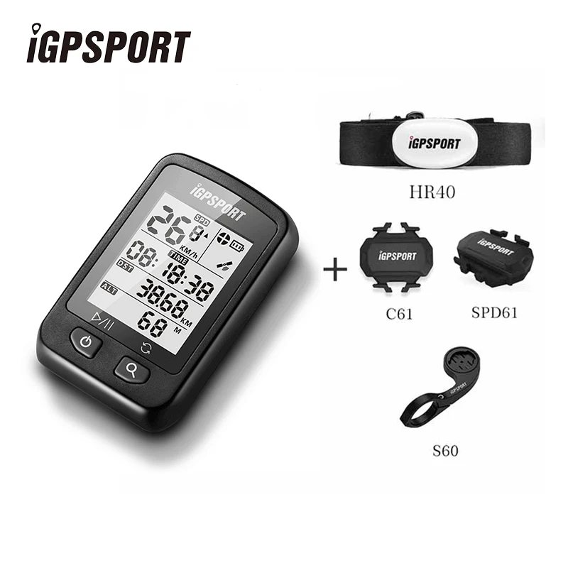 

iGPSPORT IGS20E Bicycle GPS Speedometer Computer IPX6 Waterproof USB Rechargeable Screen Stopwatch Bike Accessories