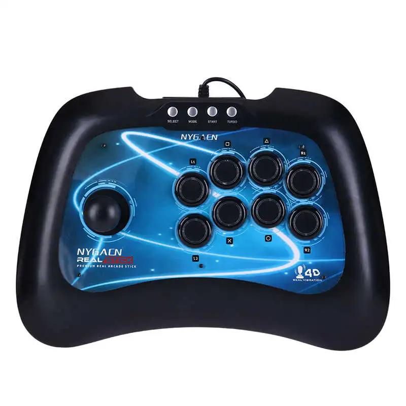 New USB Fighting Stick Arcade Joystick Gamepad Controller for PS3 PC Android Plug And Play Street Game Fighting 1pcs for ps2 to for ps3 pc usb gamepad controller converter cord