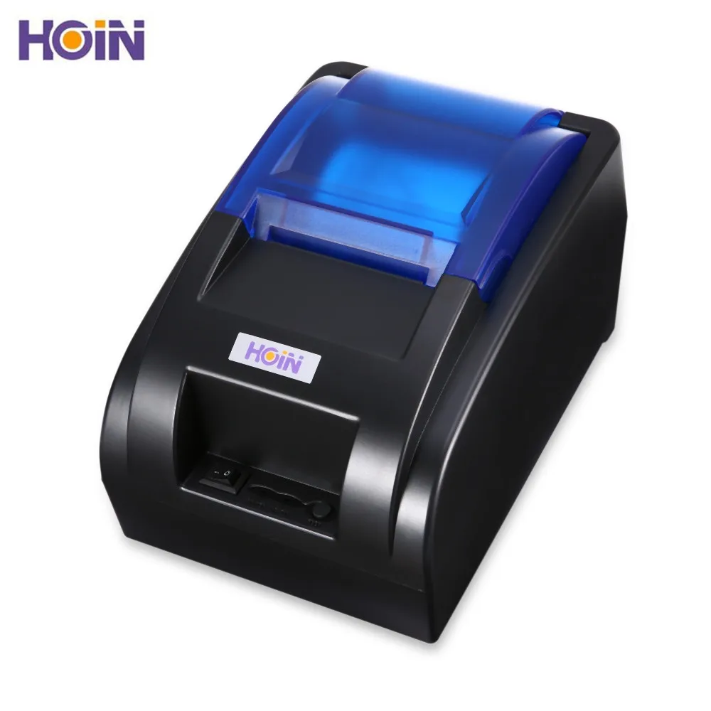 HOIN HOP H58 Портативный USB/Bluetooth термопринтер кассовый чековый принтер POS инструмент