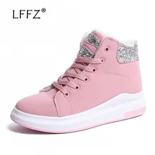 

LFFZ Women Boots Warm Winter Boots Female Casual Shoes Suede Ankle Boots Women Botas Mujer Flat Plush Insole Snows Ladies Shoes