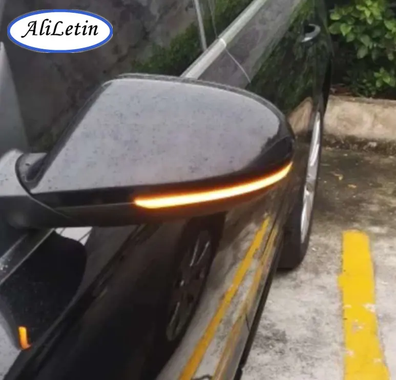 

For Audi A6 C7 RS6 S6 4G C7.5 S line Side rearview Mirror dynamic blinker arrow scroll LED Turn Signal indicator Light