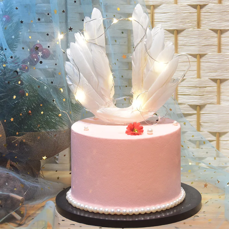 Aliexpress.com : Buy New Feather Angel Wing Cake Toppers ...