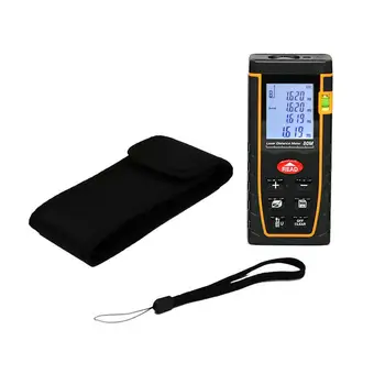 

New 80m Laser Rangefinder Digital Laser Distance Meter battery-powered laser range finder tape distance measurer LCD Backlight