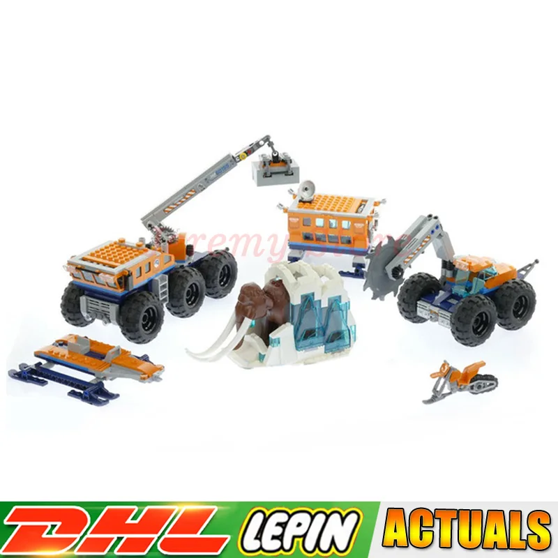 

2018 creative toys 02111 Compatible LegoINGlys 60195 City Arctic Mobile Exploration Base Model blocks bicks toy birthday gifts