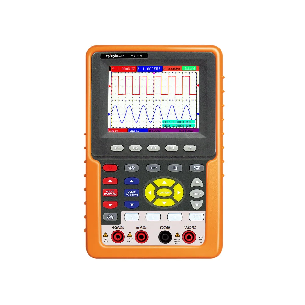 

THS 6102(100MHz,1GS/s)handheld oscilloscope