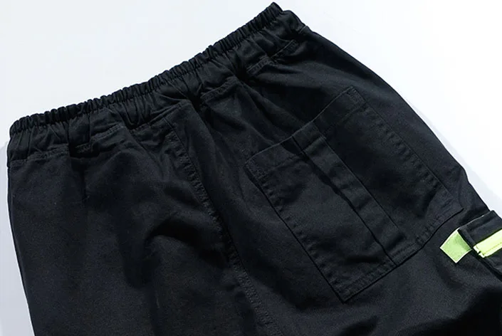 Брюки-карго, камуфляжные, в стиле хип-хоп, черные, мужские, брюки-шаровары, уличная одежда, Harajuku Jogger Sweatpant, хлопковые брюки
