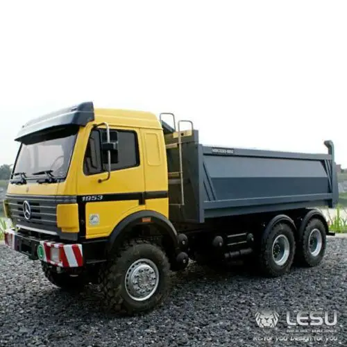 LESU Bz 6*6 Hydraulic Dumper 1/14 RC Truck Model Radio Motor ESC DIY Tmy  THZH0195