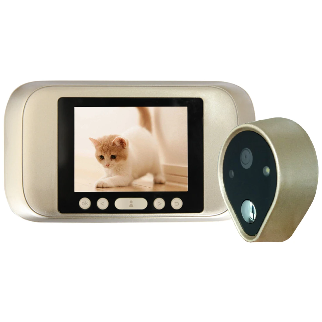 

1pcs A32D 3.2 Inch Color Screen With Door Bell LED Lights Electronic Doorbell Door Viewer Home Security Peephole Door Camera