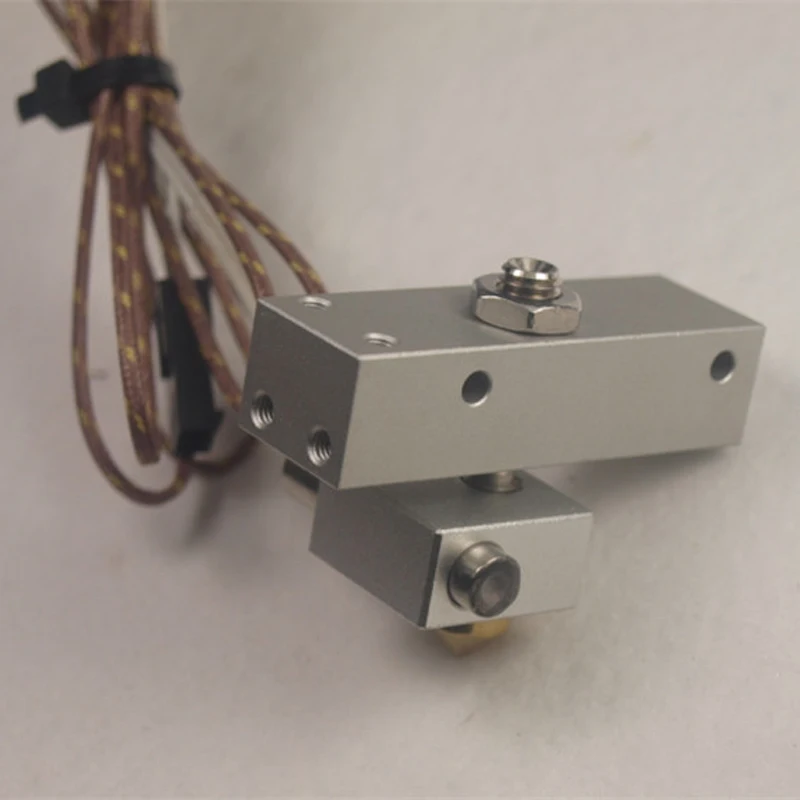 

wholesale 3D printer hot end built in Teflon stainless steel with Heat tube 0.4mm nozzle Compatible with MakerbotReplicator 2