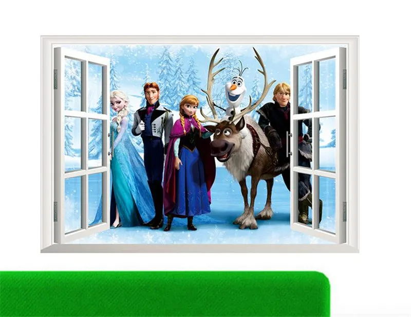 Kids DIY Cute 3D Sticker Frozen Puzzle Children's Room Decoration Kindergarten Stickers Cartoon Pegatinas Autocollant Enfant Kids DIY Cute 3D Sticker Frozen Puzzle Children's Room Decoration Kindergarten Stickers Cartoon Pegatinas Autocollant Enfant