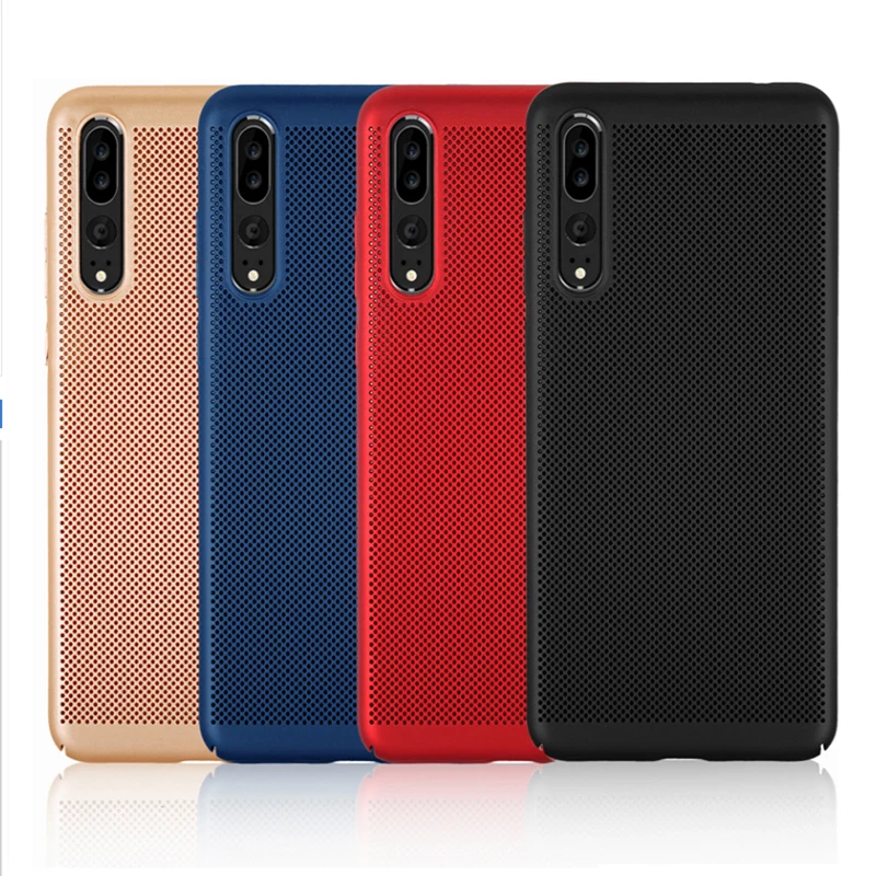 

ProElite Ultra thin Breathable Back Cover Business Case for Huawei P20 Pro P10 Lite P9 Plus P8 Lite Mate10 Pro Full Hard Shell