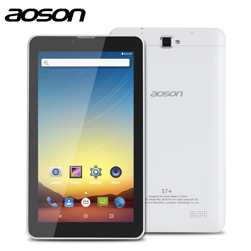 Aoson S7 + 7 дюймов 3G Телефонный звонок планшетный ПК 1 Гб 16 ГБ Android 0 четырехъядерный