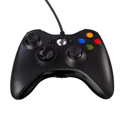 USB проводной Controlador Para Xbox 360 джойстик геймпад Прету para официальный da microsoft para PC Windows 7/8 /10