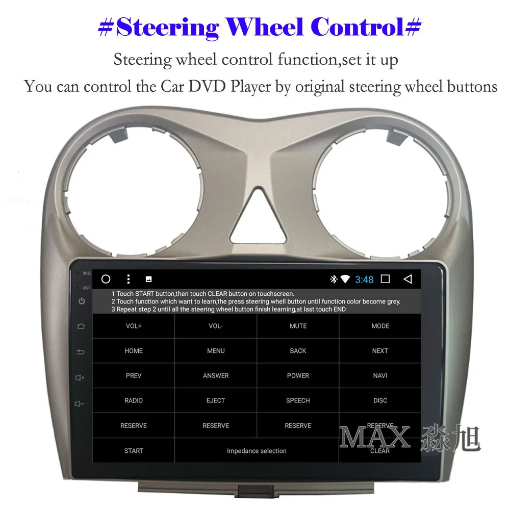 Discount MAX Android 8.1 Car DVD Player for JAC HEYUE Hatchback/JAC J6 with Radio RDS 3/4G WIFI GPS free map BT SWC WIFI 1080P 13